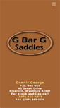 Mobile Screenshot of gbargsaddles.com